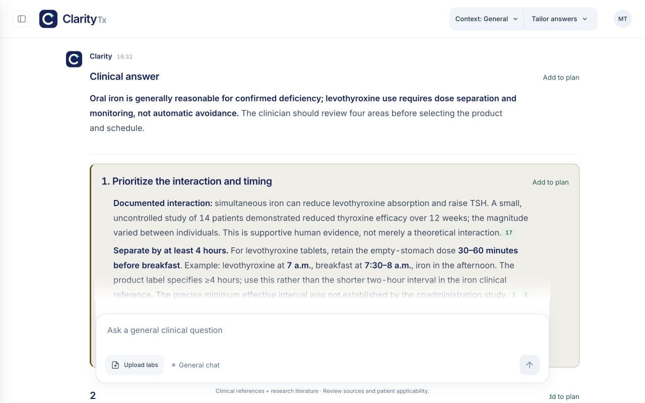 Lab Questions & Clinical Reasoning workspace preview